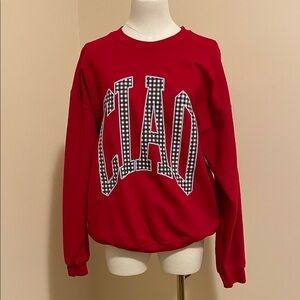 Anthropologie ciao sweatshirt